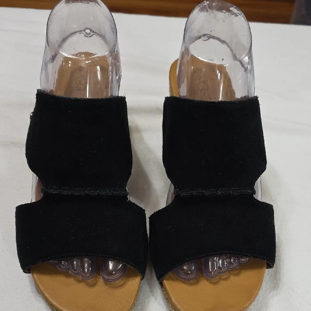 Black‎ Wedge Sandals